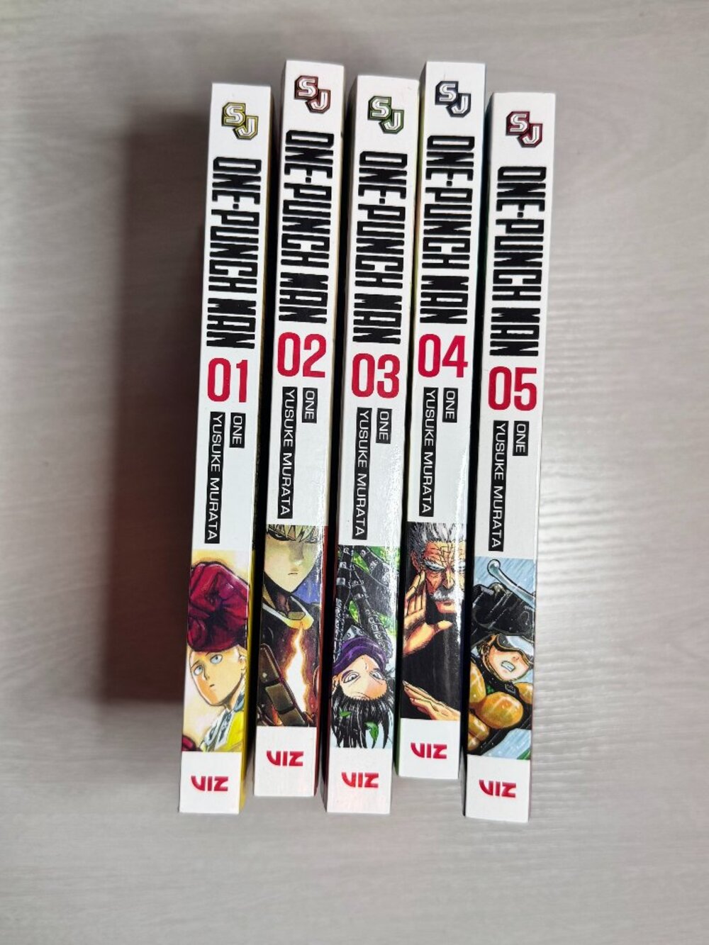 One Punch Man by Yusuke Murata Manga Volume 1-5 English Version - 5 Book Set